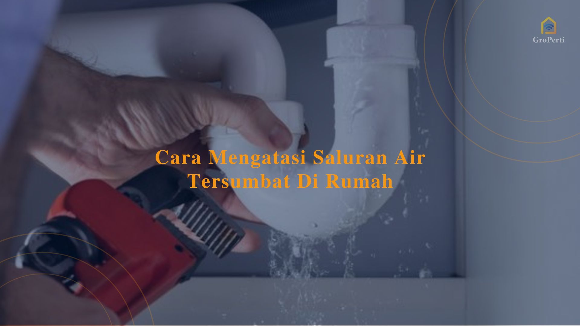 saluran air tersumbat