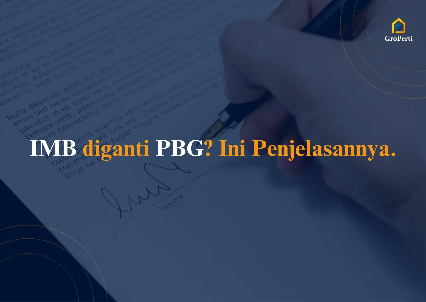 IMB Diganti Jadi PBG, Apa Bedanya