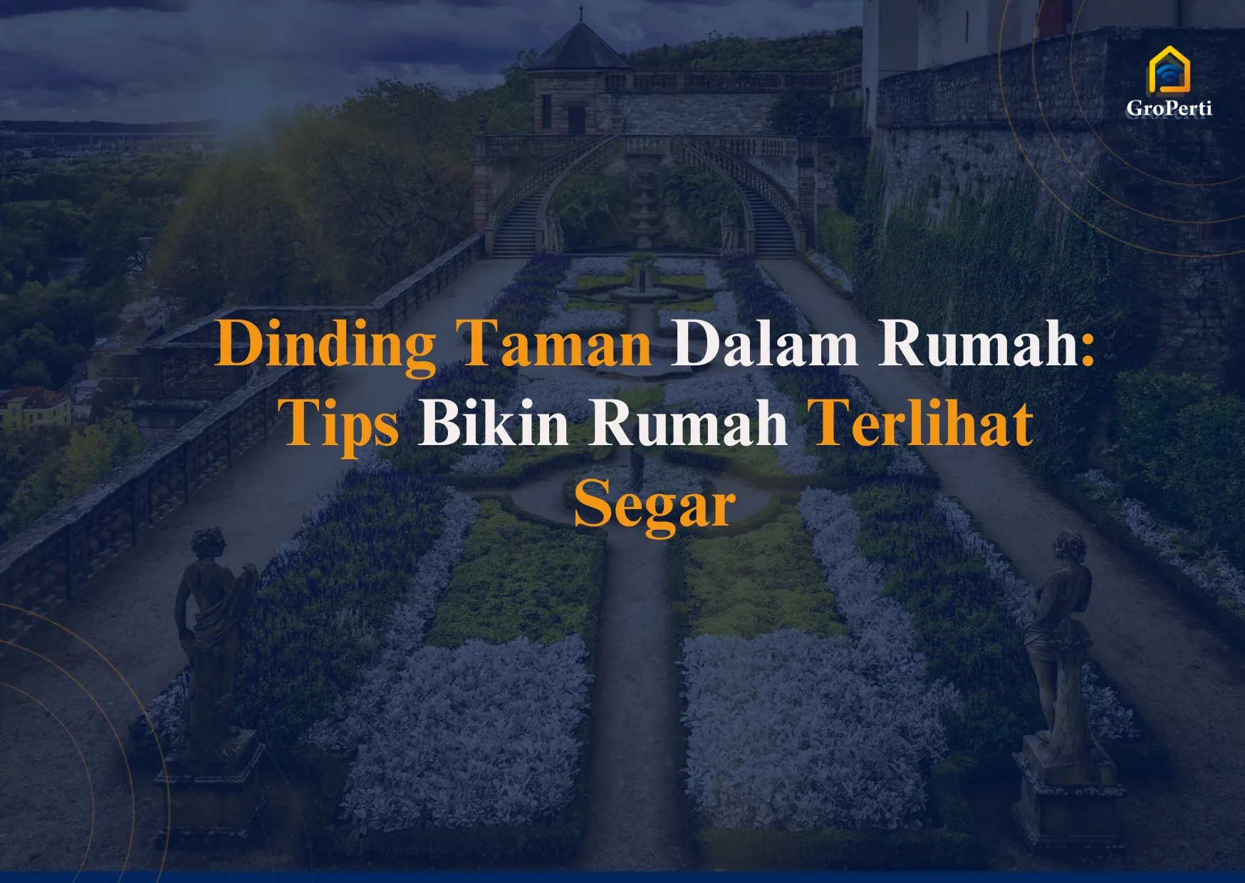 dinding taman dalam rumah