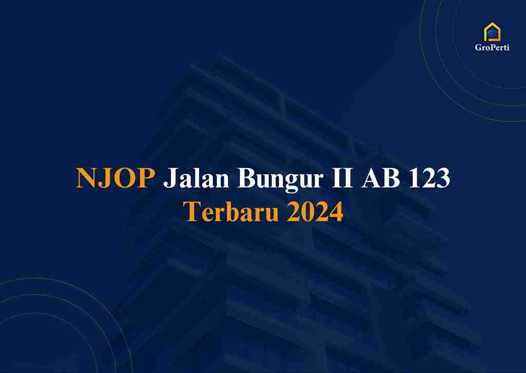 NJOP Jalan Bungur II AB 123 erbaru 2024