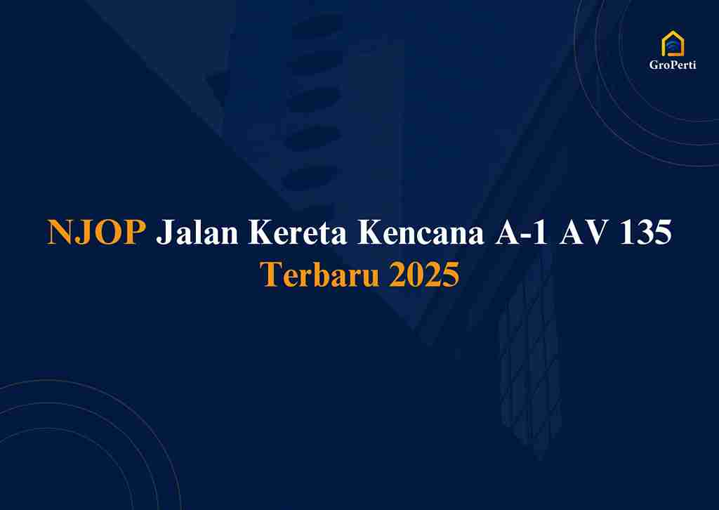NJOP Jalan Kereta Kencana A-I AV 135 Terbaru 2025