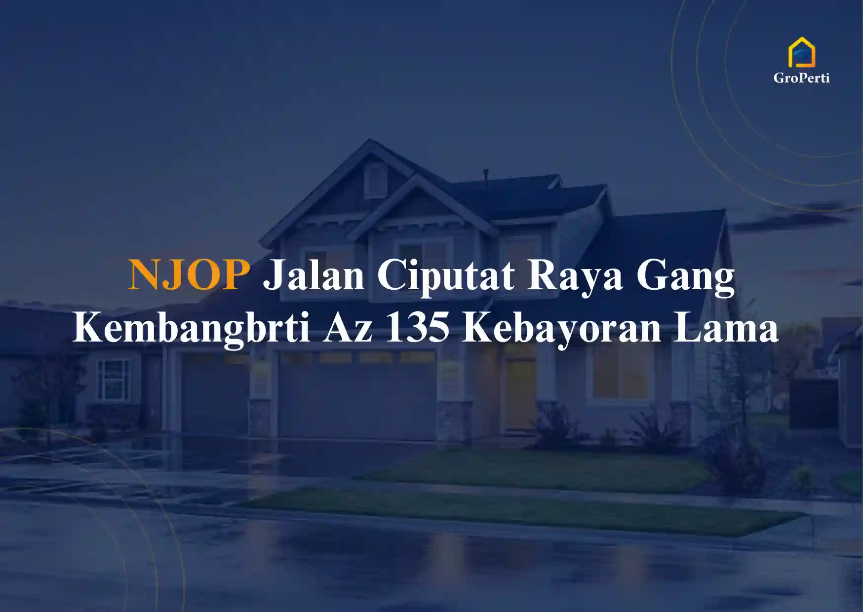 NJOP Jalan Ciputat Raya Gang Kembangbrti Az 135 Kebayoran Lama