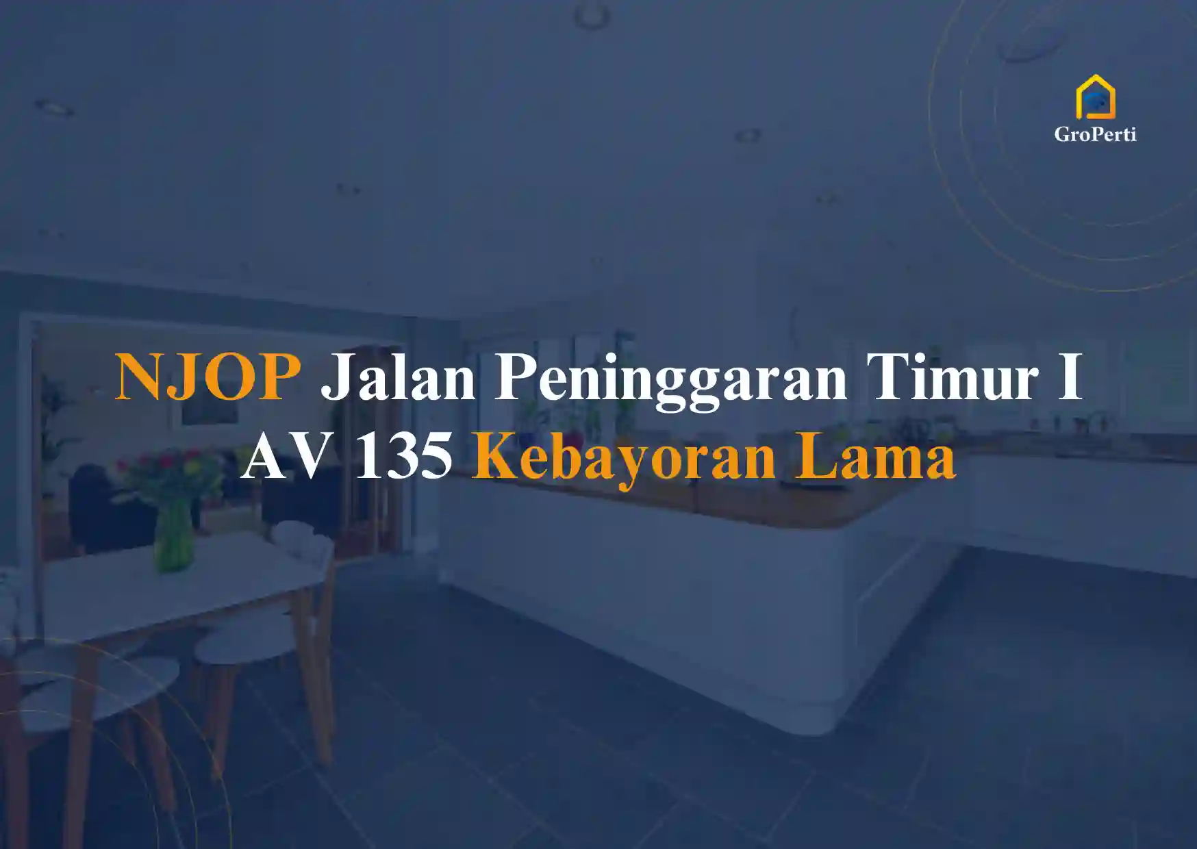 NJOP Jalan Peninggaran Timur I AV 135 Kebayoran Lama