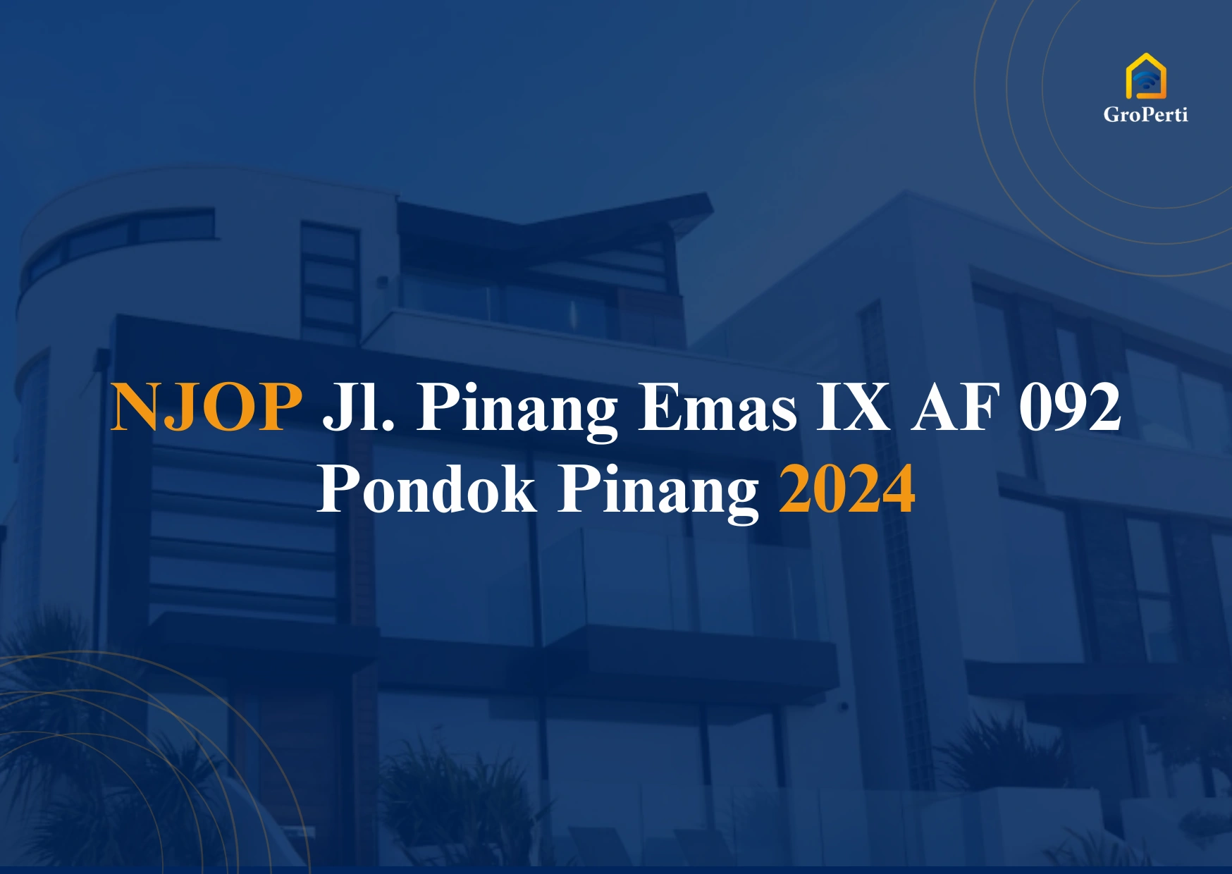 NJOP di JL PINANG EMAS IX AF 092 Kel Pondok Pinang Tahun 2024