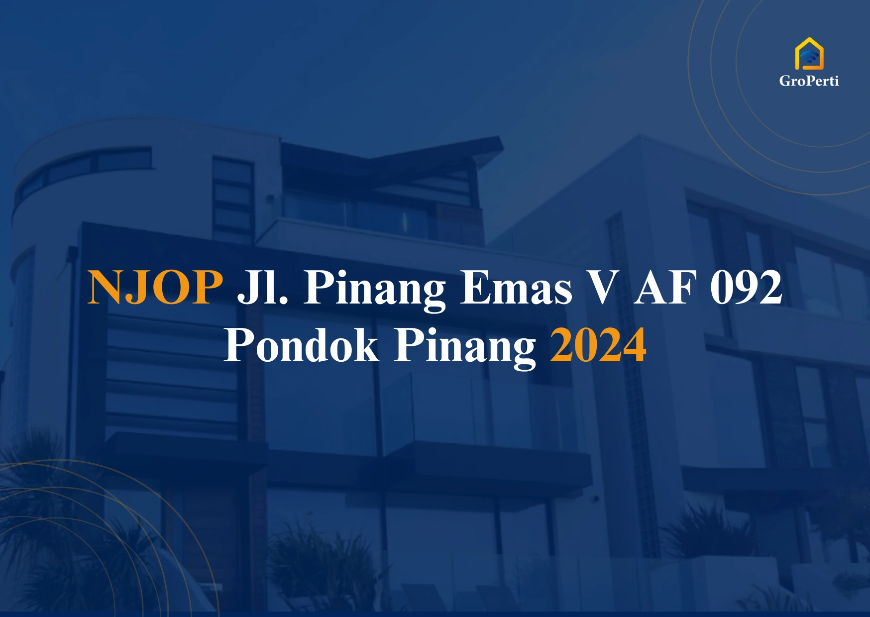 NJOP di JL PINANG EMAS V AF 092 Kel Pondok Pinang Tahun 2024