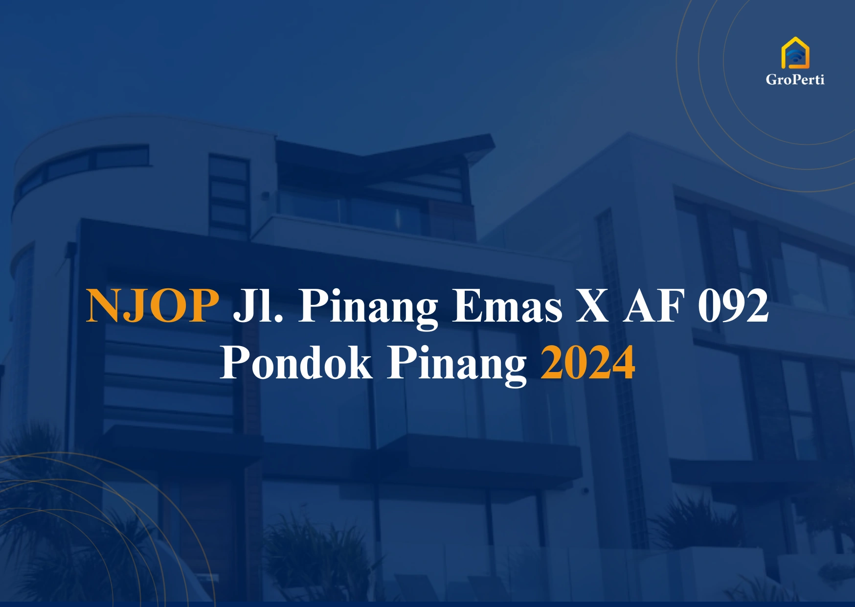 NJOP di JL PINANG EMAS X AF 092 Kel Pondok Pinang Tahun 2024