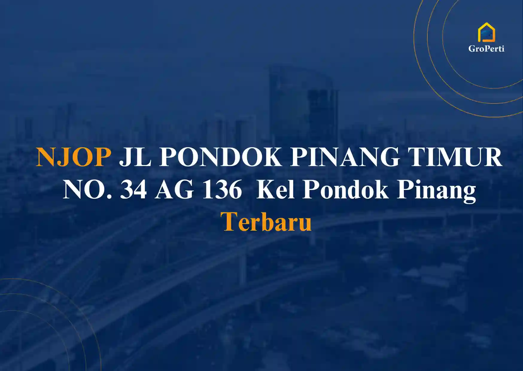 NJOP JL PONDOK PINANG TIMUR NO.34 AG 136 Kel Pondok Pinang 2024