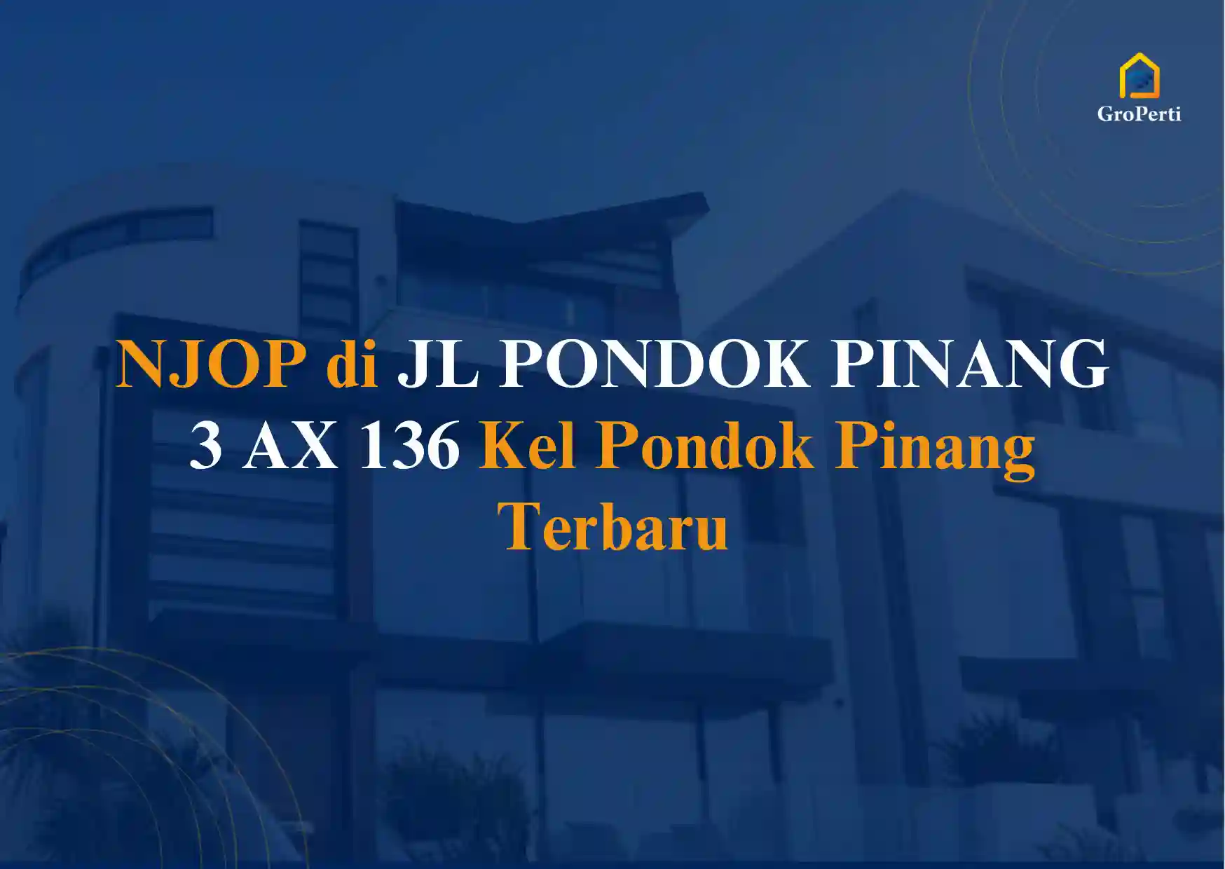 NJOP di JL PONDOK PINANG 3 AX 136 Kel Pondok Pinang Tahun 2024
