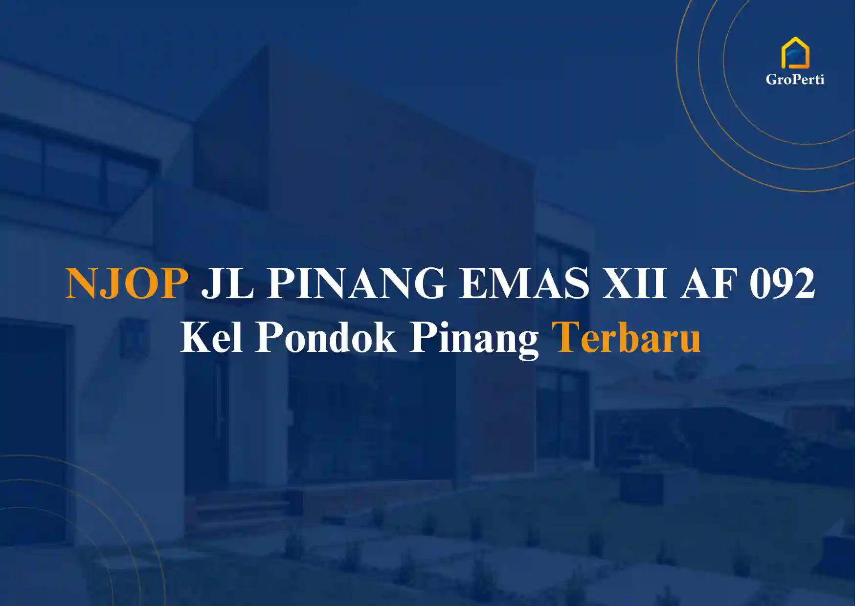 NJOP JL PINANG EMAS XII AF 092 Kel Pondok Pinang 2024