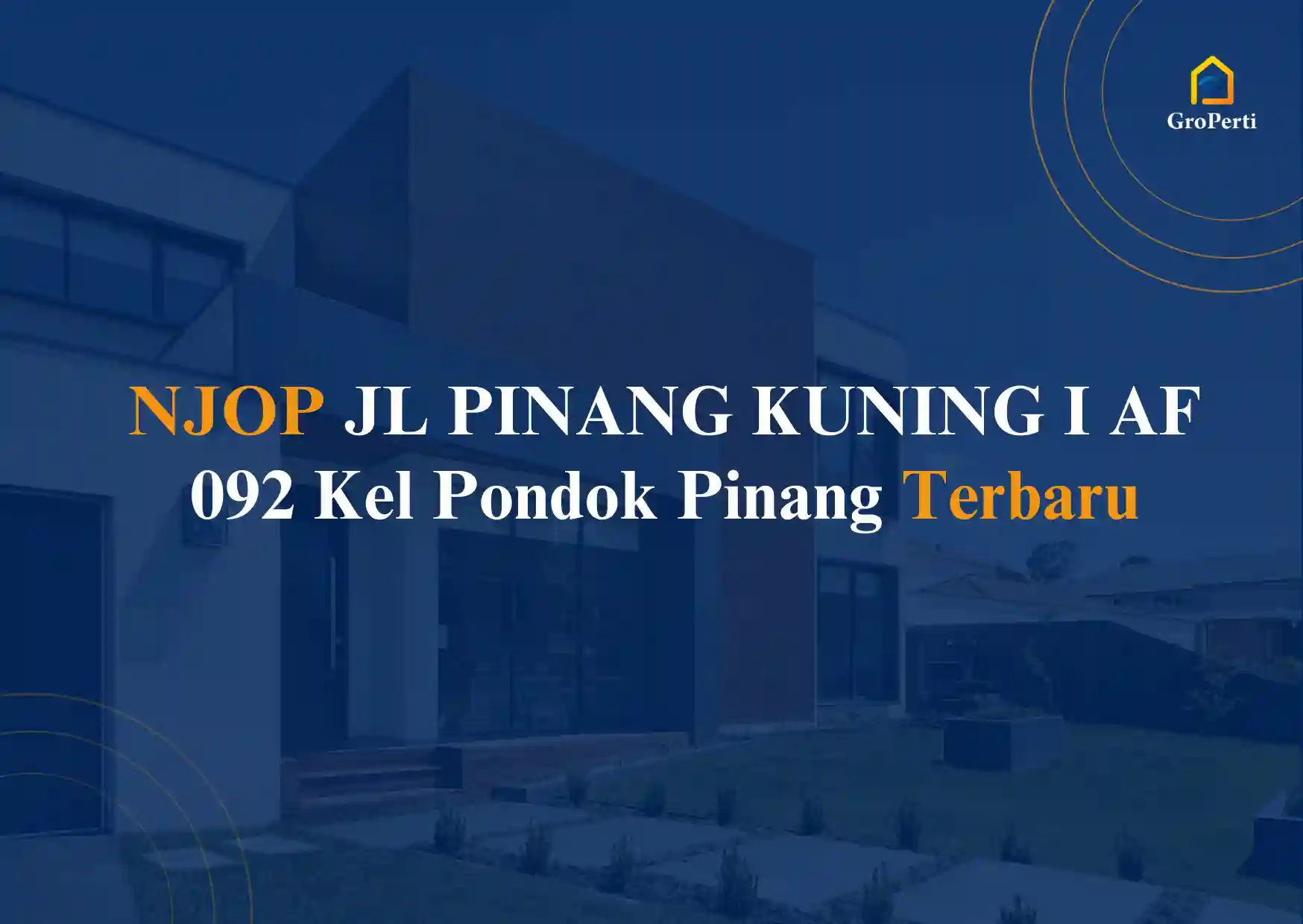 NJOP JL PINANG KUNING I AF 092 Kel Pondok Pinang 2024