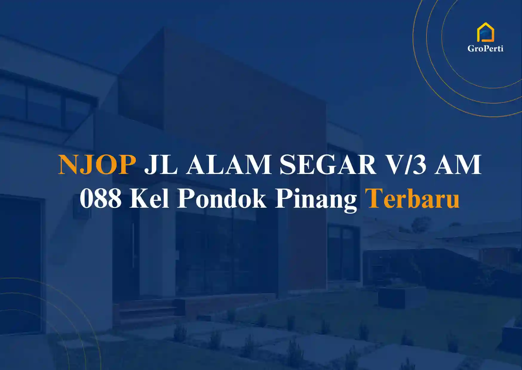 NJOP JL ALAM SEGAR V/3 AM 088 Kel Pondok Pinang 2024