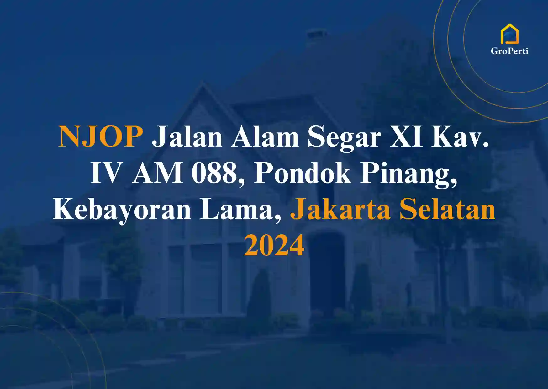 NJOP Jalan Alam Segar XI Kav. IV AM 088