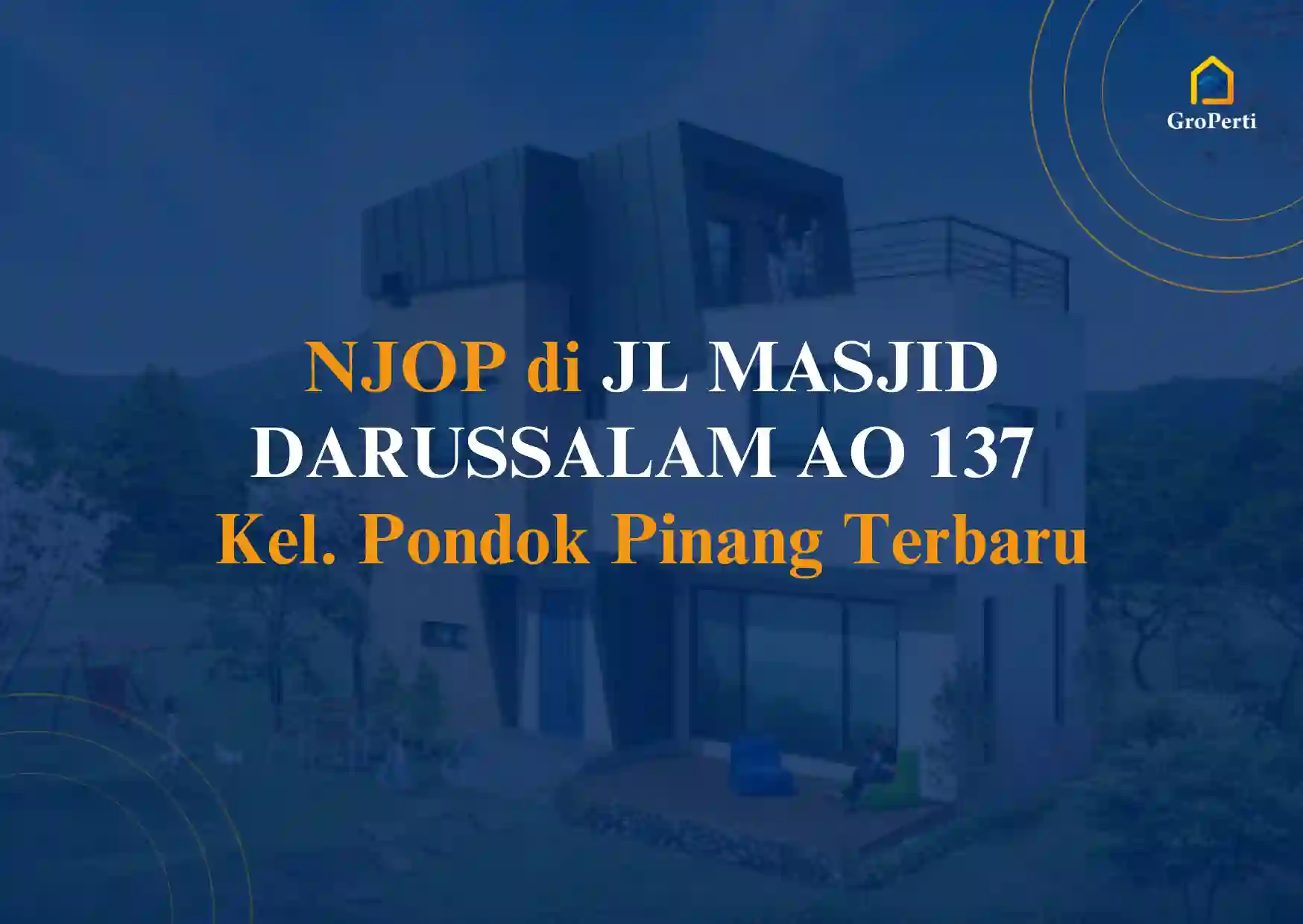 NJOP JL MASJID DARUSSALAM AO 137 Kel. Pondok Pinang 2024