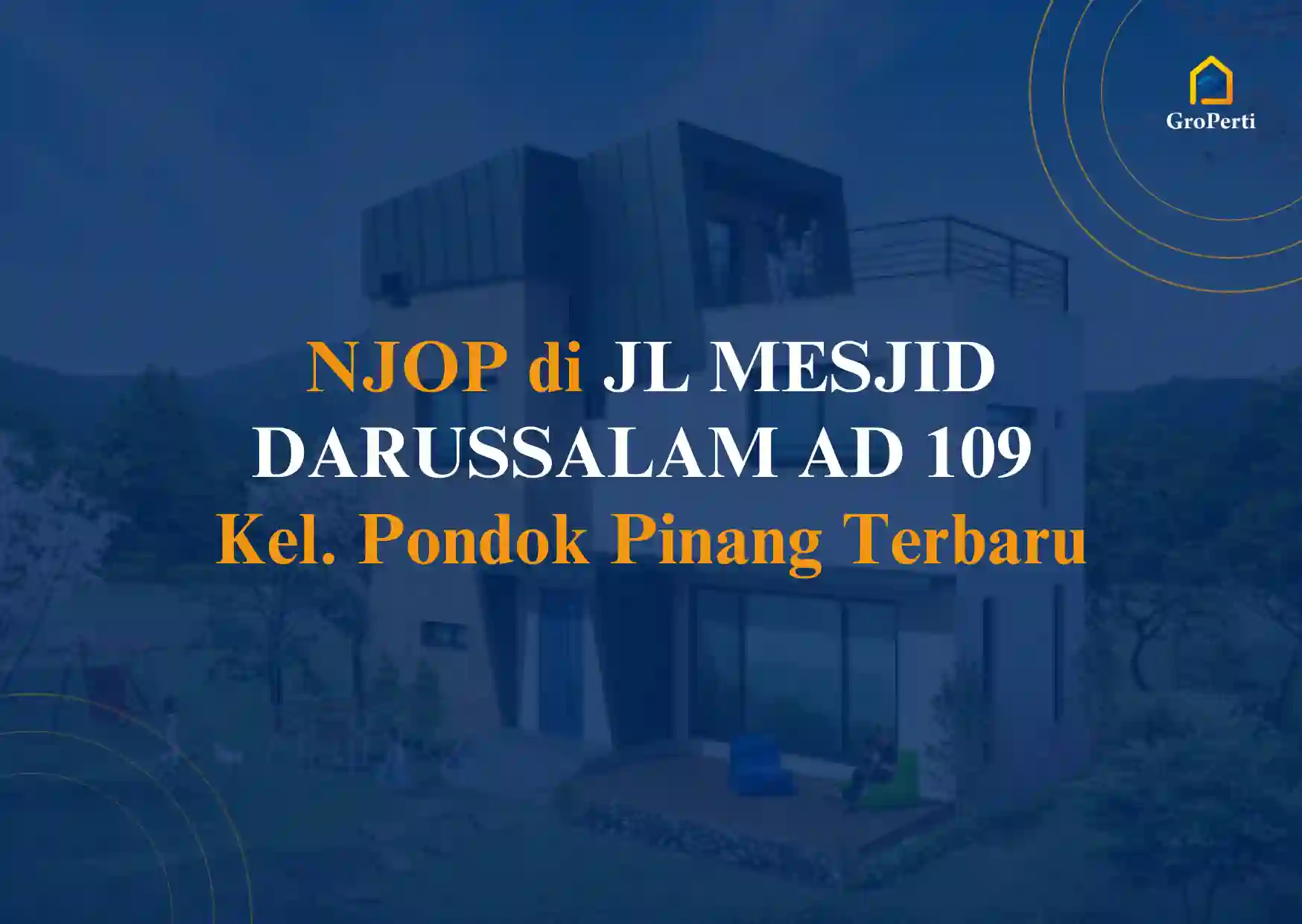 NJOP JL MESJID DARUSSALAM AD 109 Kel. Pondok Pinang 2024