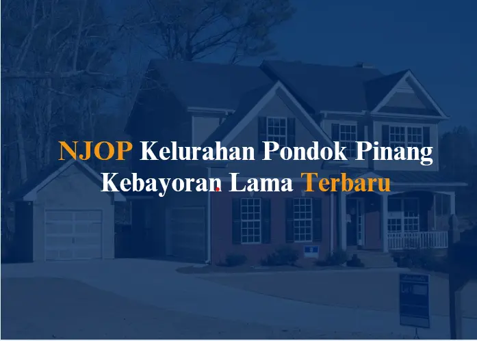NJOP Kelurahan Pondok Pinang Kec Kebayoran Lama [H6-4]