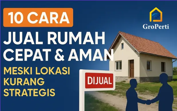 10 Cara Jual Rumah Cepat dan Aman di Area Tidak Strategis