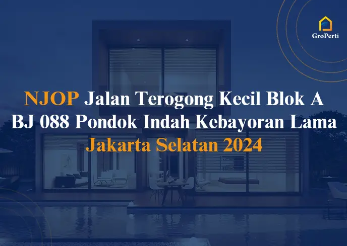NJOP Jalan Terogong Kecil Blok A BJ 088