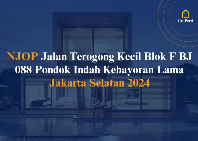 NJOP Jalan Terogong Kecil Blok F BJ 088