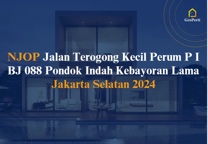 NJOP Jalan Terogong Kecil Perum P I BJ 088
