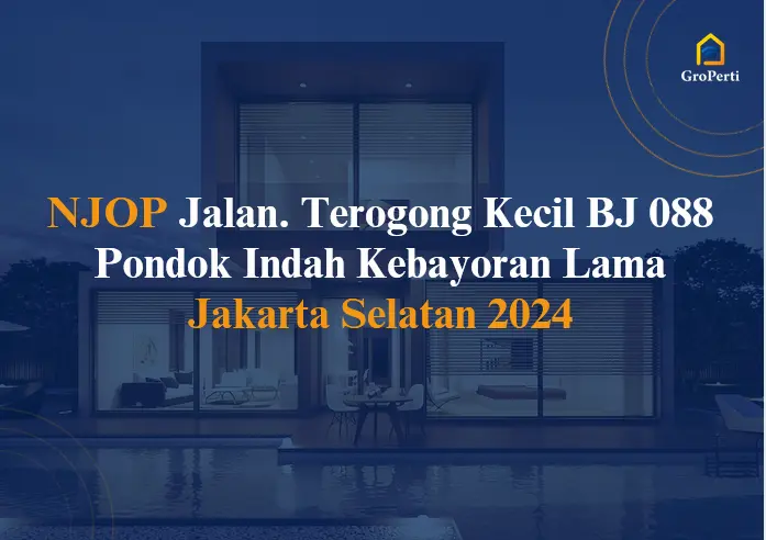 NJOP Jalan. Terogong Kecil BJ 088