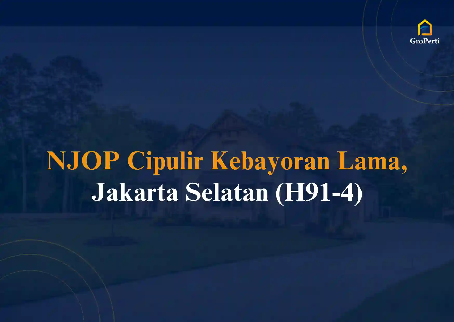NJOP Cipulir Kebayoran Lama, Jakarta Selatan (H91-4)