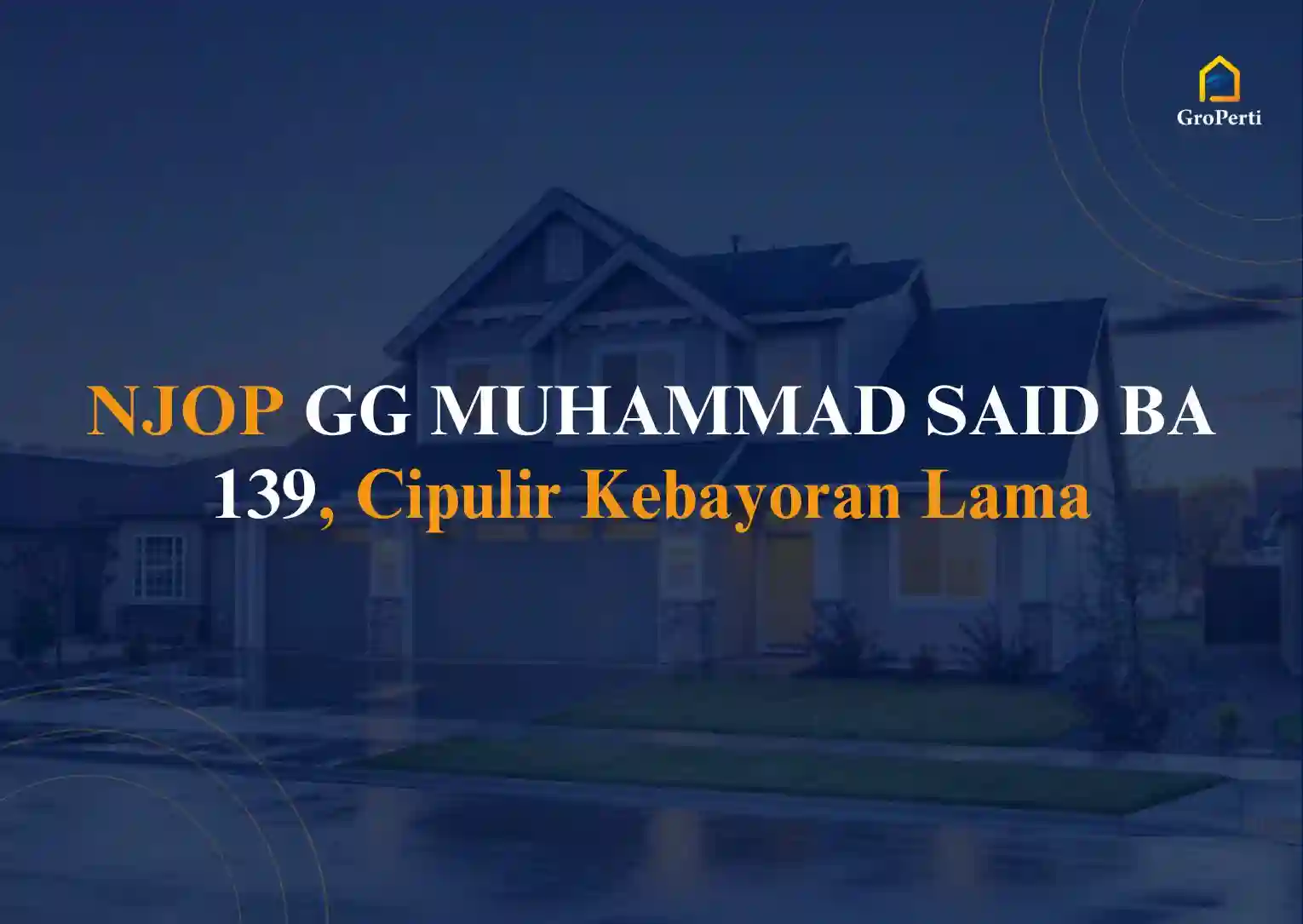 NJOP GG MUHAMMAD SAID BA 139, Cipulir Kebayoran Lama, Jakarta Selatan Terbaru